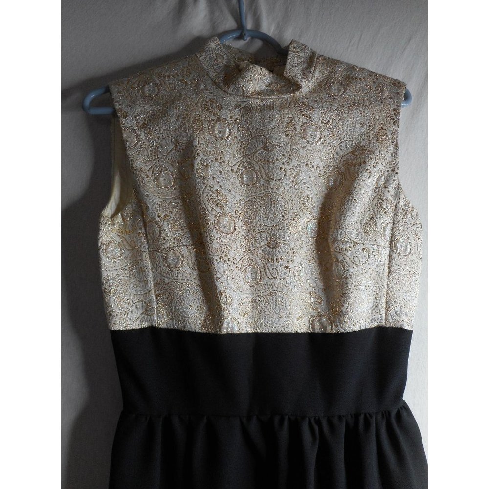 Vintage Handmade Holiday Formal Dress 1960s 1970s - Picture 3 of 6
